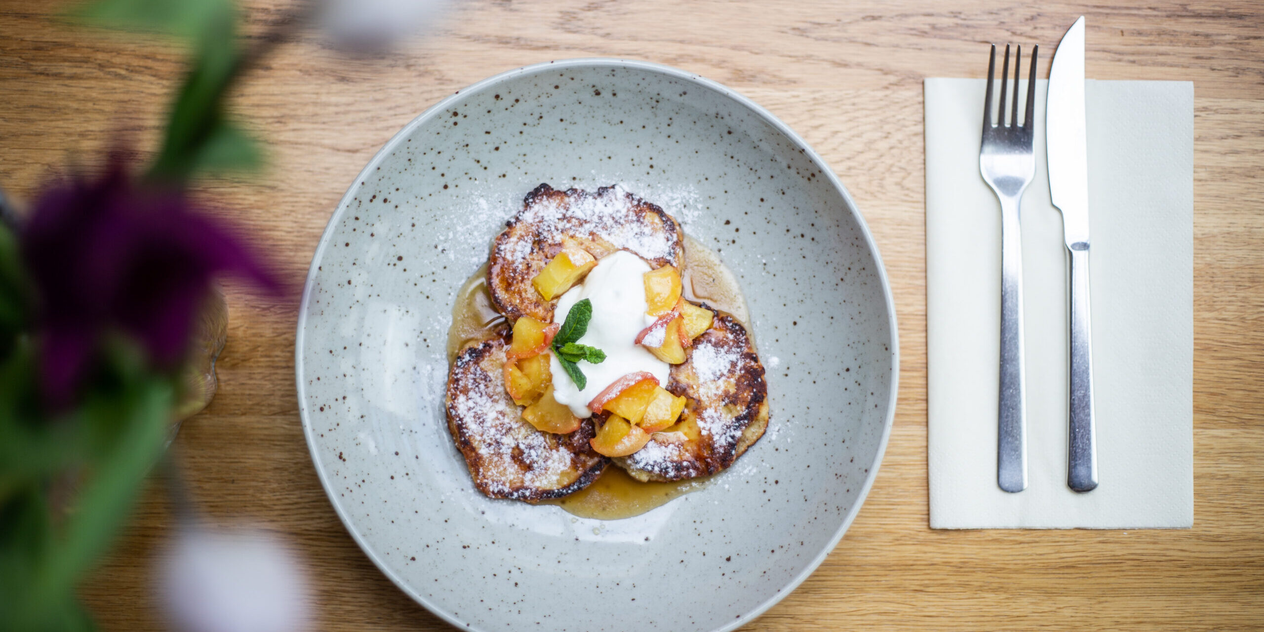 Sýrové lívance s jemnou chutí