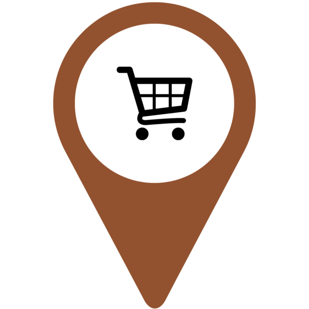 Pin na mapě Košík