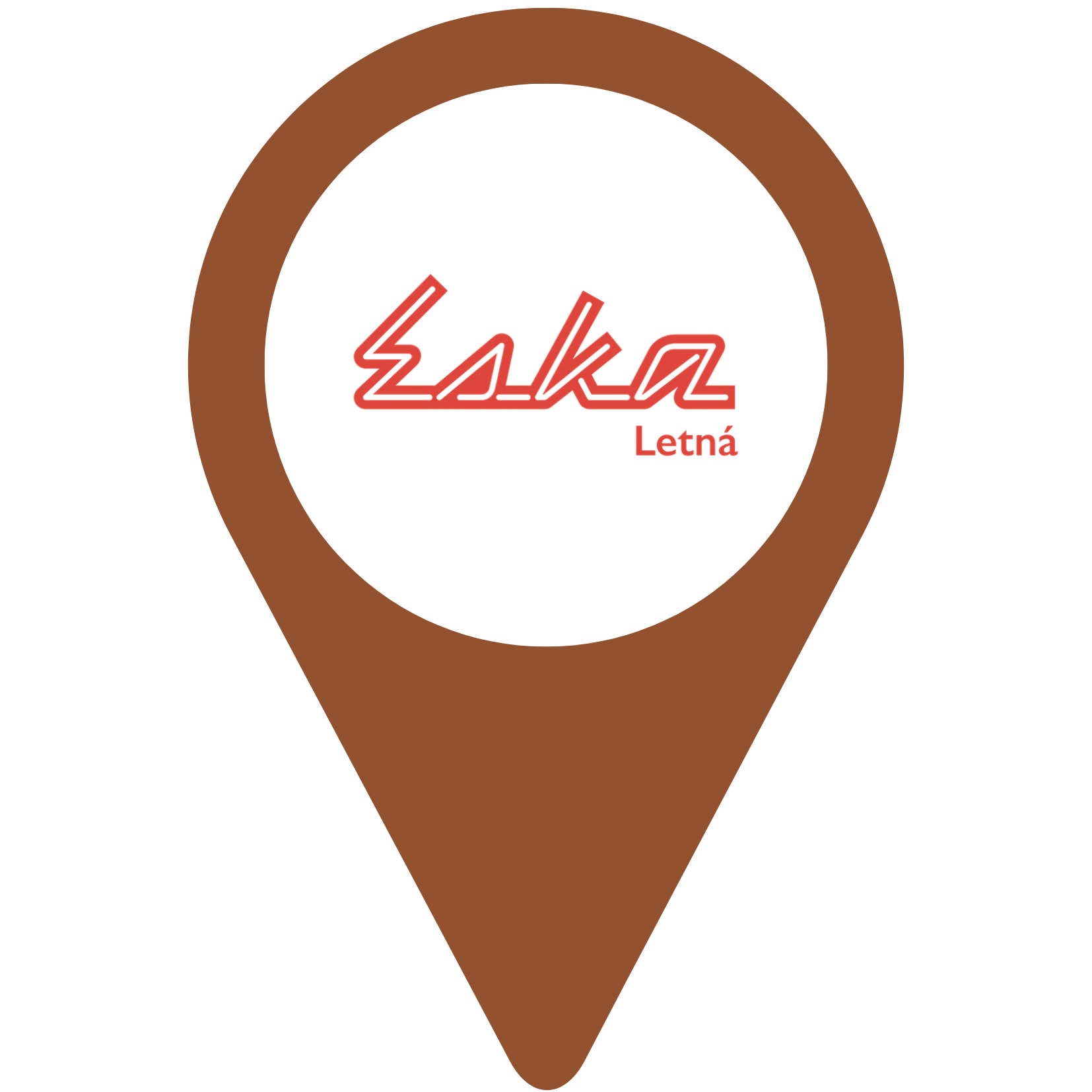 Pin na mapě Eska Letná