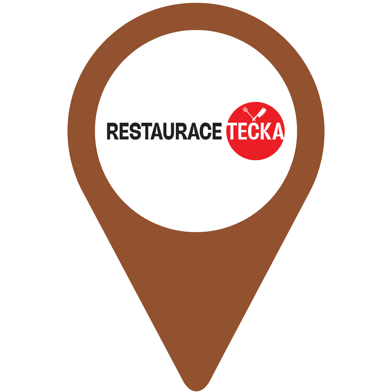 Pin na mapě Restaurace Tečka