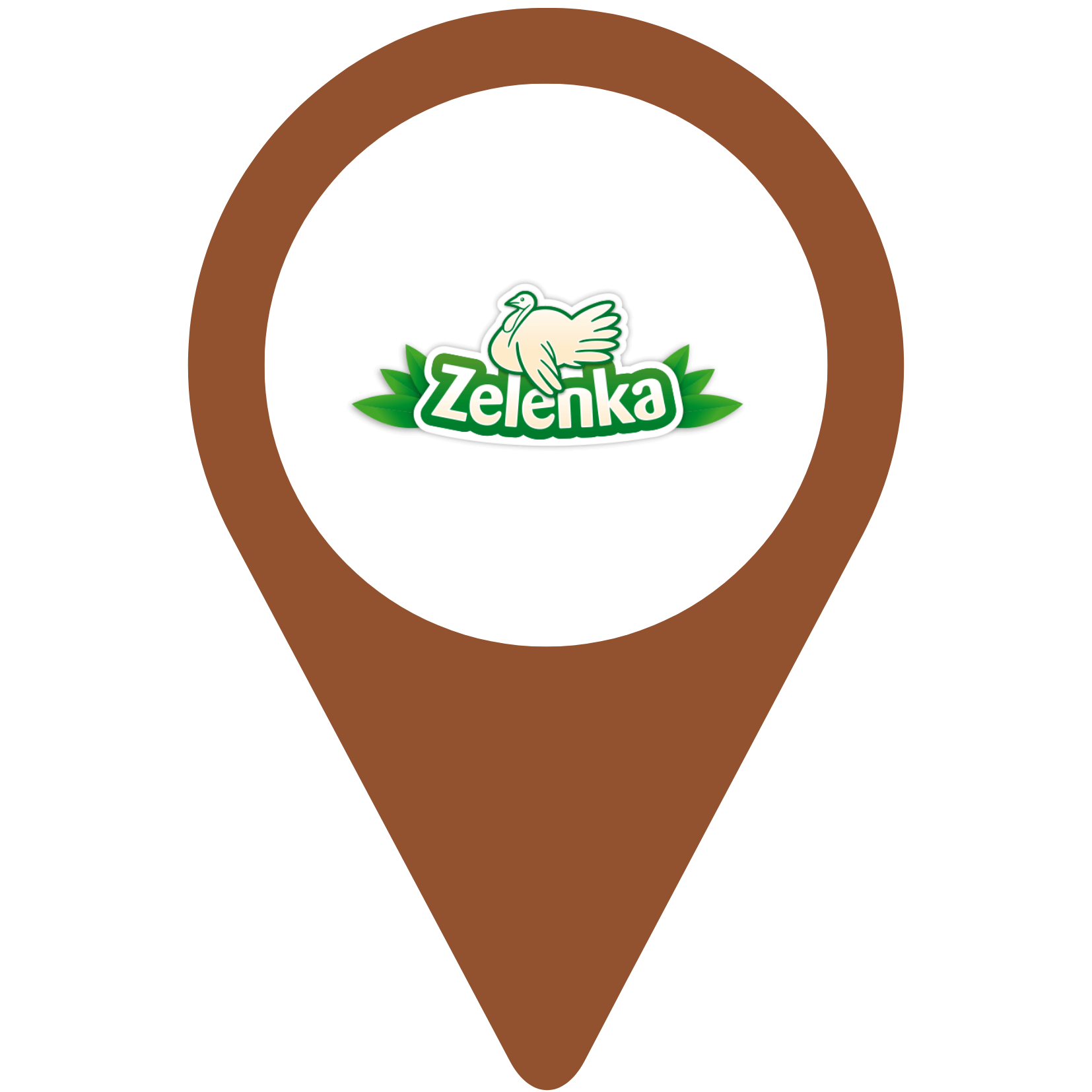 Pin na mapě Zelenka