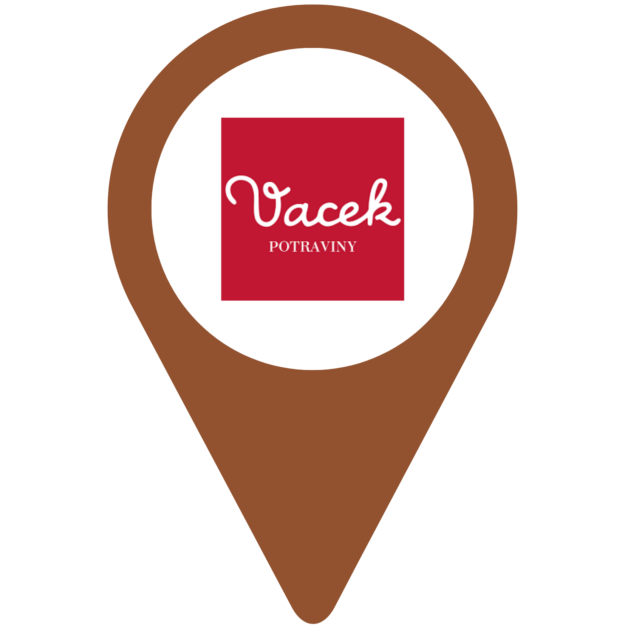 Pin na mapě Vacek potraviny