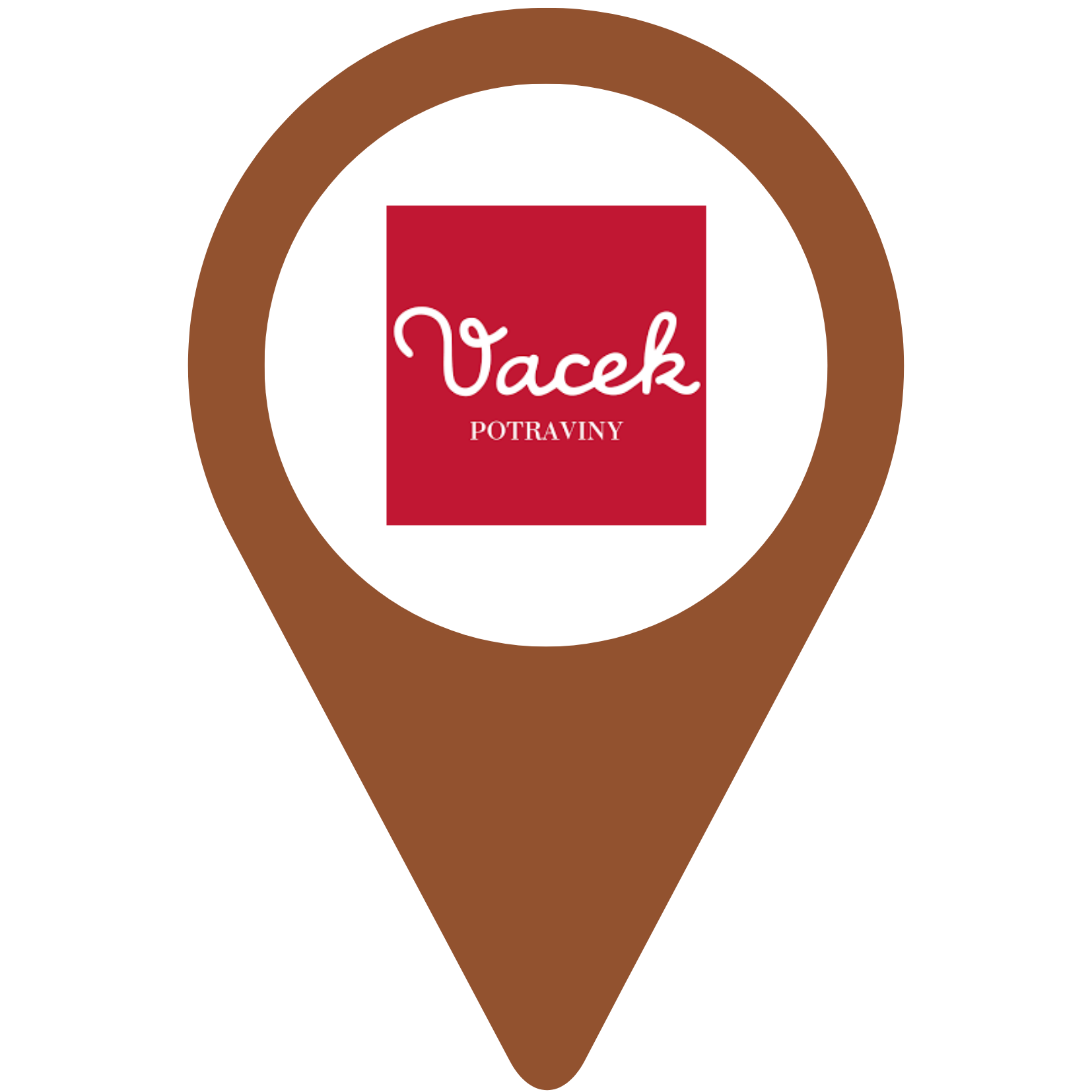 Pin na mapě Vacek potraviny