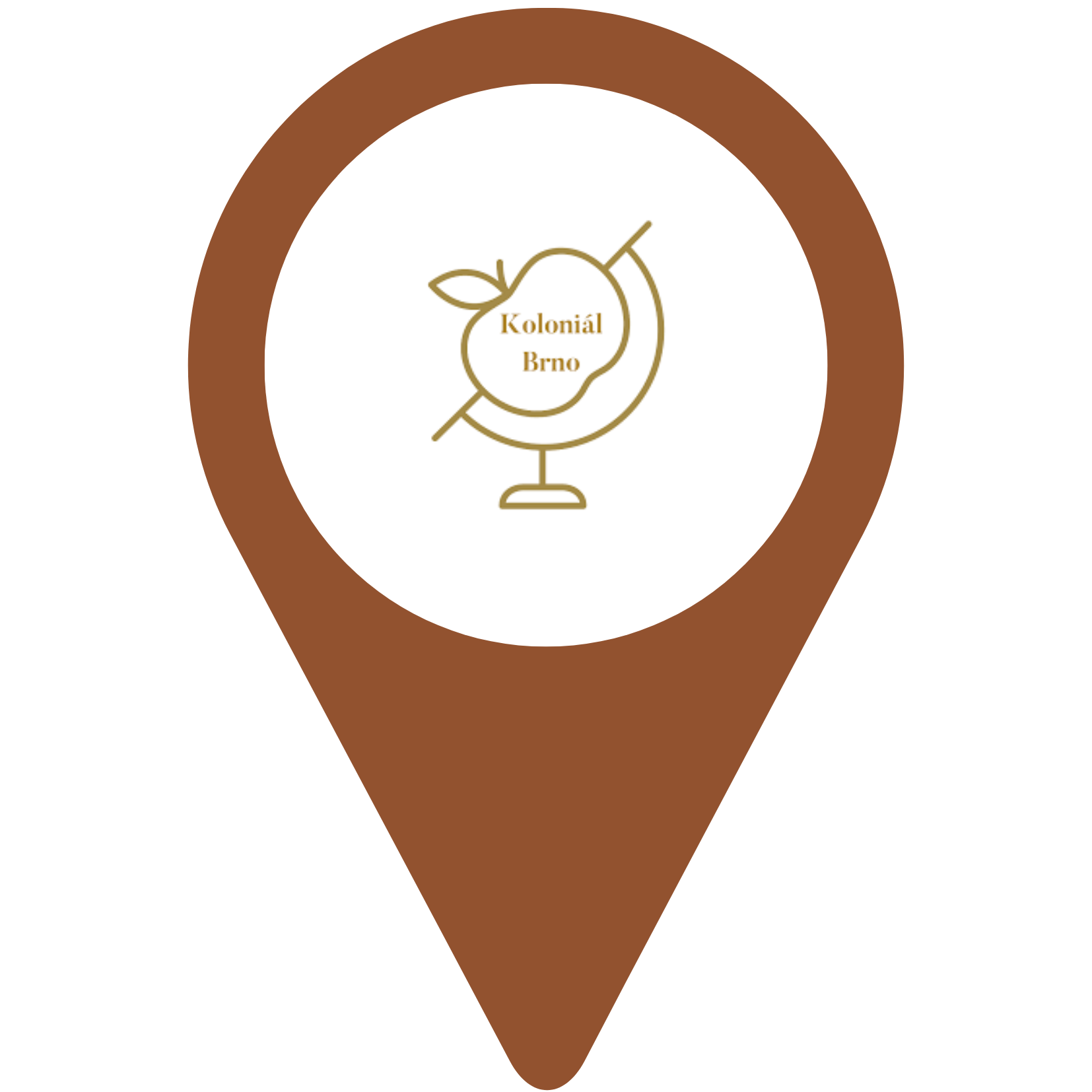Pin na mapě Koloniál Brno