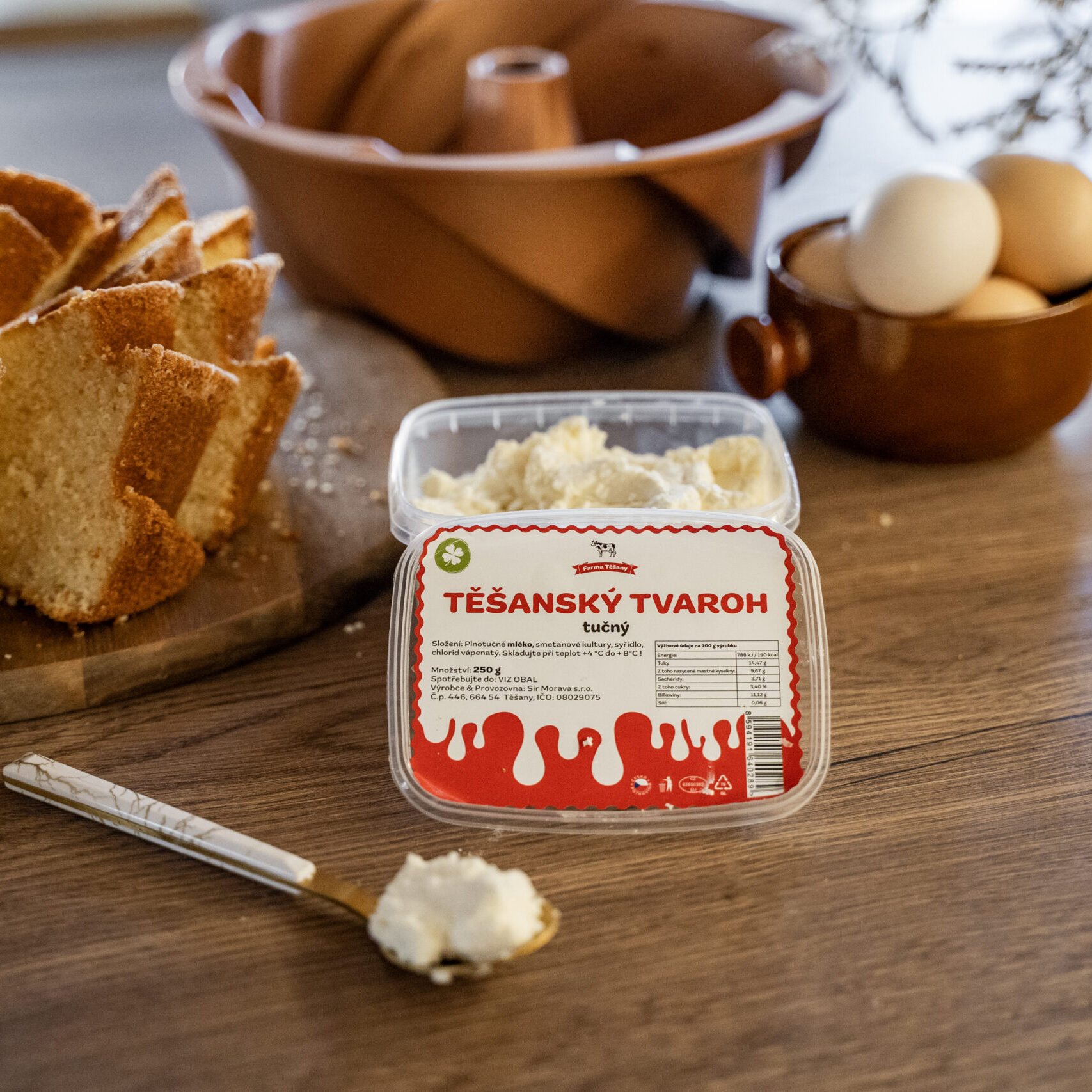Těšanský tvaroh z Farmy Těšany
