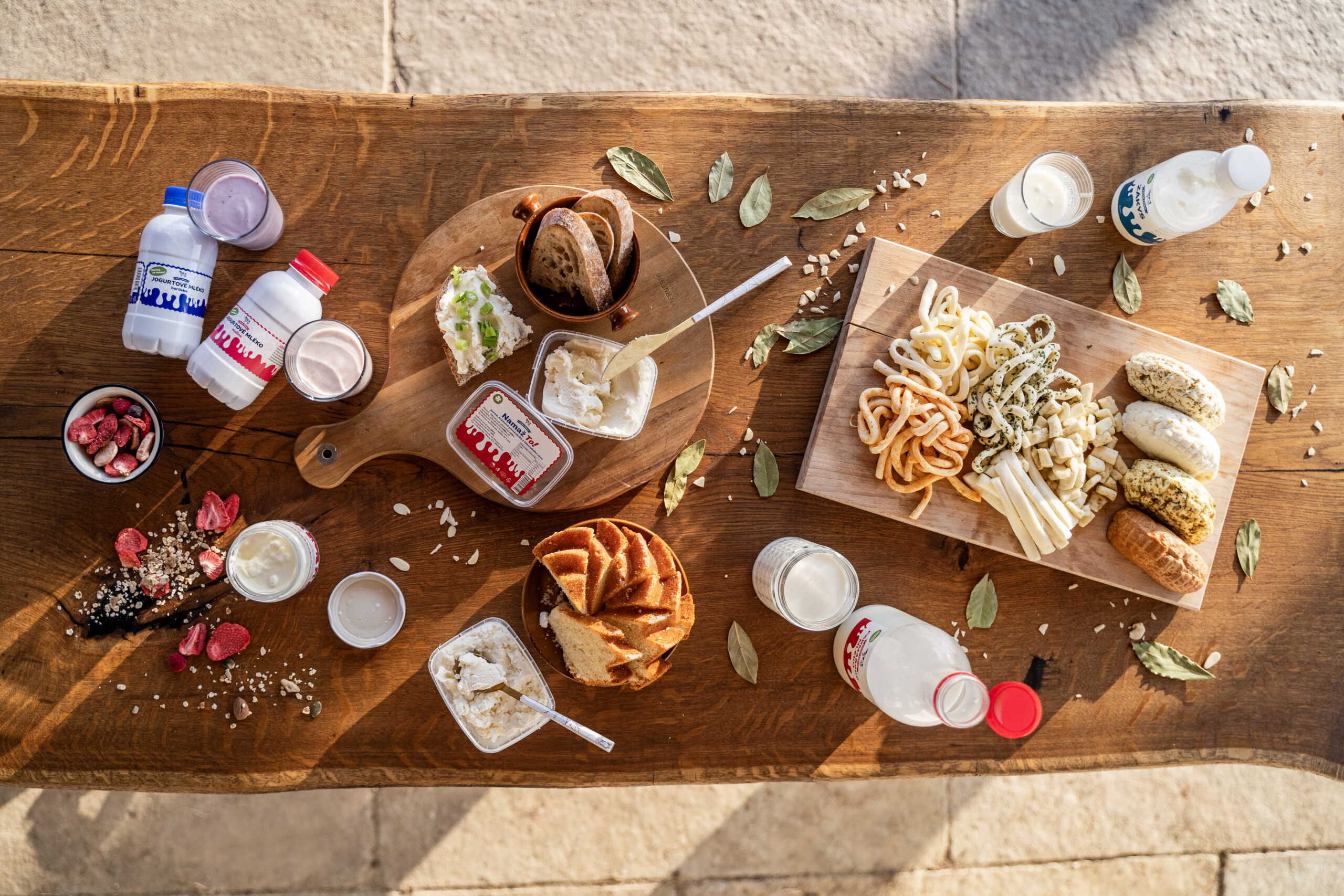 Farmářská hostina s produkty z Farmy Těšany