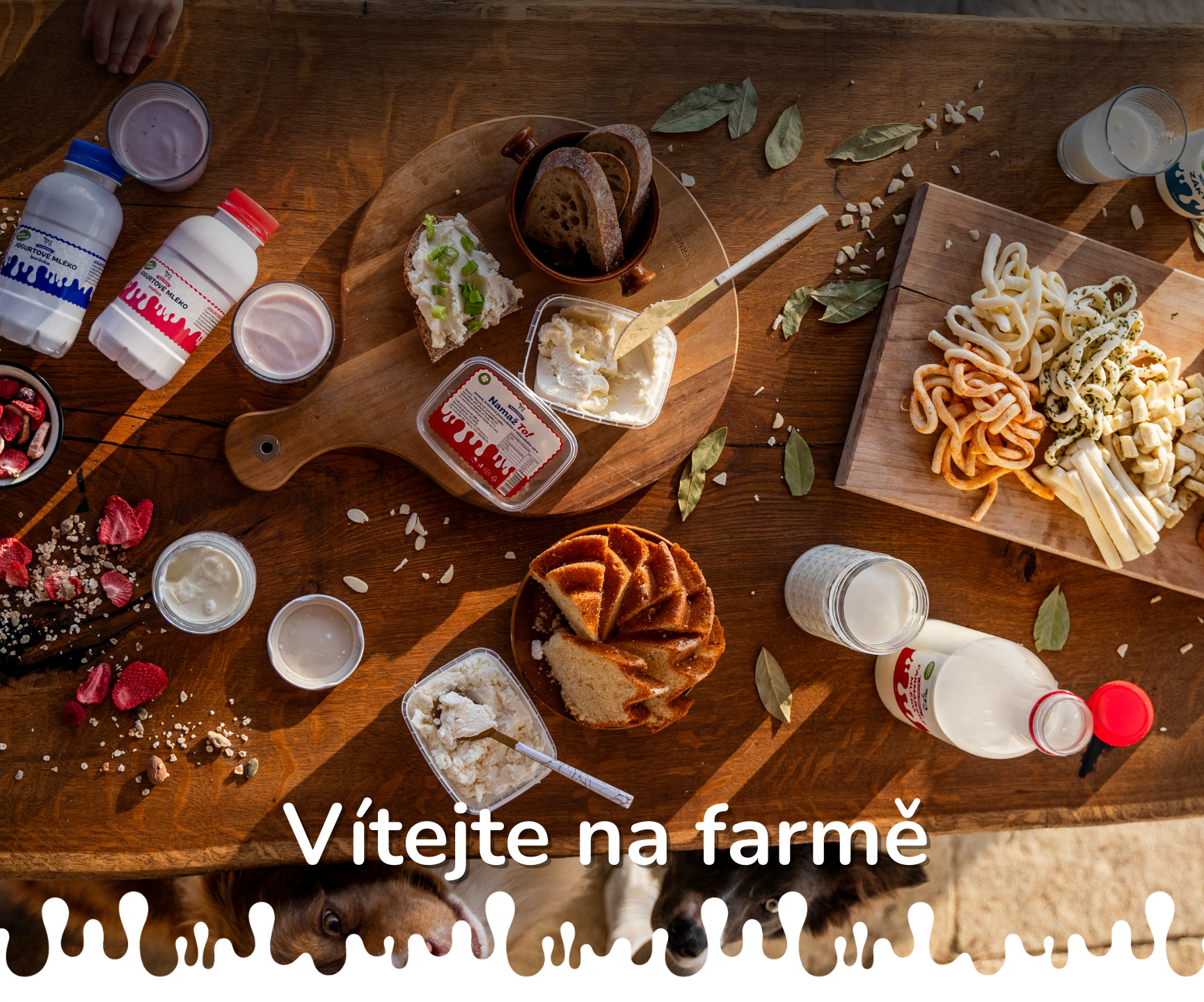 Farmářská hostina s produkty z Farmy Těšany